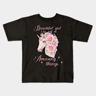 Inspirational unicorn Kids T-Shirt